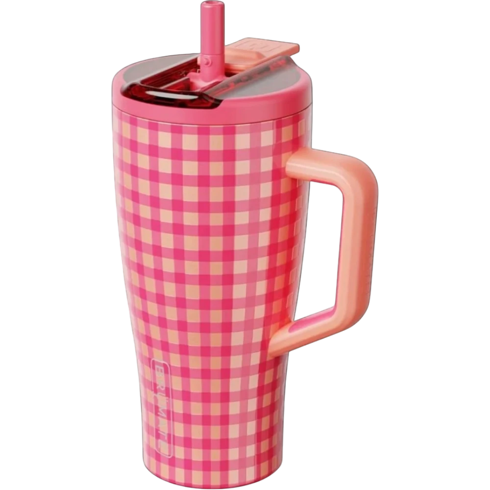 Peach Gingham