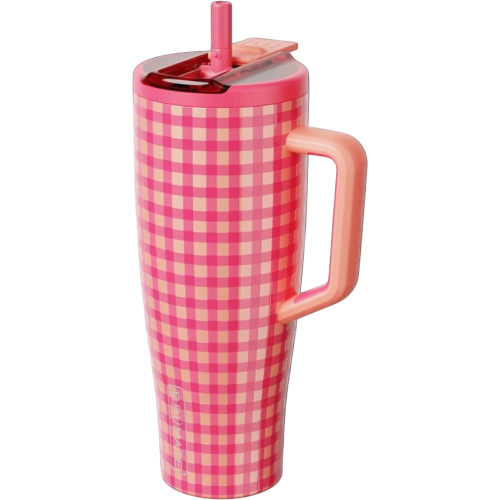 Peach Gingham